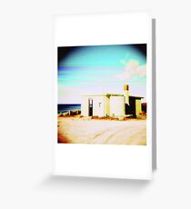 East Coast Beach Shack Greeting Card