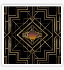 Art Deco Antique Gold Sticker