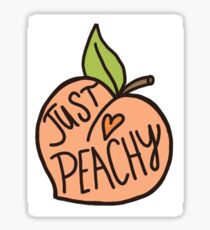 Just Peachy Sticker