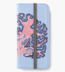 Gyri and Swirls of Human Brain iPhone Wallet/Case/Skin