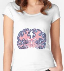 Gyri and Swirls of Human Brain Fitted Scoop T-Shirt