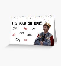 Brooklyn Nine Nine, Andy Samberg birthday card, Cool Cool Cool.. meme greeting cards Greeting Card