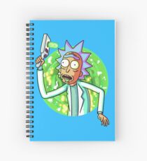 Rick and Morty design Spiral Notebook