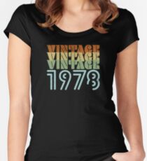 Camiseta entallada de cuello redondo Diseño Retro 41 años - Vintage 1978