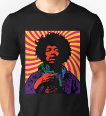 Camiseta unisex Hendrix psicodélico