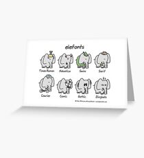 elefonts Greeting Card