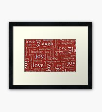 Happiness Framed Print