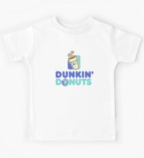 Blue logo dunkin donuts Kids Tee