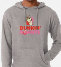 Pink logo Dunkin Donuts Lightweight Hoodie