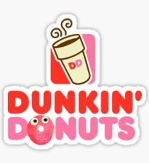 Rosa Logo Dunkin Donuts Sticker