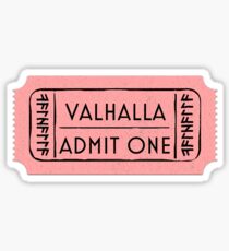 Valhalla-Eintrittskarte Sticker