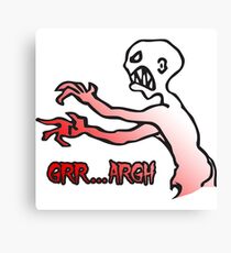 Grr Argh, Monster, Buffy the Vampire Slayer, Mutant Enemy, 90s, BTVS, Zombie, Joss Whedon, Angel, Buffering, Pop Culture, Zombie Canvas Print