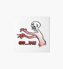 Grr Argh, Monster, Buffy the Vampire Slayer, Mutant Enemy, 90s, BTVS, Zombie, Joss Whedon, Angel, Buffering, Pop Culture, Zombie Art Board