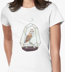 Barn Owl Women's Fitted T-Shirt