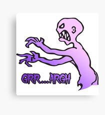 Grr Argh, Monster, Buffy the Vampire Slayer, Mutant Enemy, 90s, BTVS, Zombie, Joss Whedon, Angel, Buffering, Pop Culture, Zombie Canvas Print