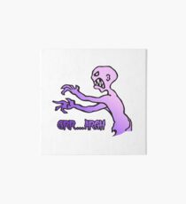 Grr Argh, Monster, Buffy the Vampire Slayer, Mutant Enemy, 90s, BTVS, Zombie, Joss Whedon, Angel, Buffering, Pop Culture, Zombie Art Board