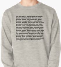 Michael Scotts Boom geröstete Rede Sweatshirt