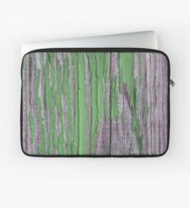 Rustikale Peelingfarbe in Grün Laptoptasche