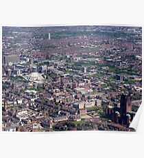 the two cathedrals of Liverpool Poster