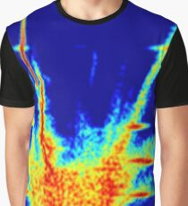 #Abstract #design #bright #art #decoration #illustration #shape #flame #pattern #energy #colors #large #textured #square Graphic T-Shirt
