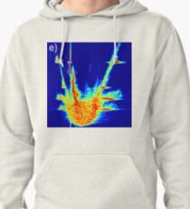 #Abstract #design #bright #art #decoration #illustration #shape #flame #pattern #energy #colors #large #textured #square Pullover Hoodie
