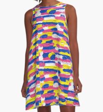 A Study in Psychedelica in Acrylic A-Line Dress