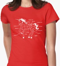 Drifter Threads Unicorn Cuts Women's Fitted T-Shirt