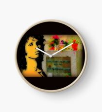 Jim Morrison Doors Tribute Clock