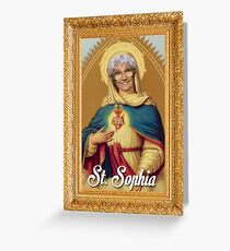 St. Sophia - Golden Girls Greeting Card