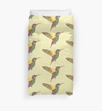 Humming Bird Design Duvet Cover