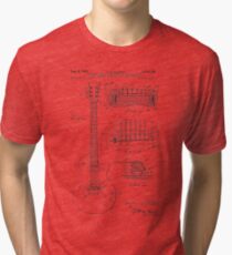 Guitar patent from 1955 Tri-blend T-Shirt