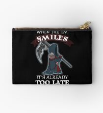 DND When the DM Smiles It's Already Too Late Gift for Dungeon Crawlers and Tabletop Gamers Studio Pouch