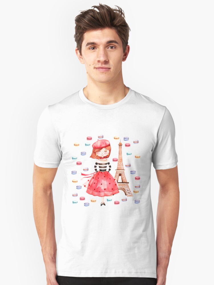 Alternate view of Paris Macarons Slim Fit T-Shirt