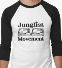 Junglist Bewegung Baseballshirt mit 3/4-Arm