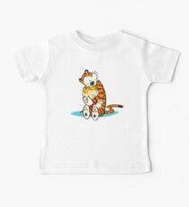 calvin and hobbes Hug Baby Tee