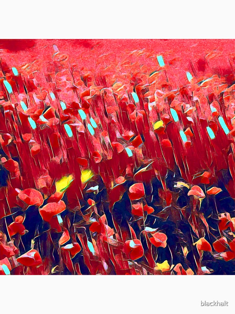 Magical poppy field by blackhalt
