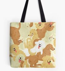 Golden retriever Tote Bag