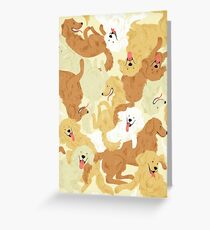 Golden Retriever Grußkarte