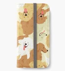 Golden Retriever iPhone Flip-Case/Hülle/Klebefolie