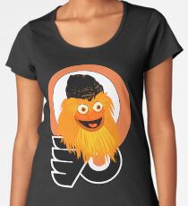The head of mascot Gritty the Flyers Women's Premium T-Shirt