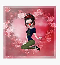 Red nose Photographic Print