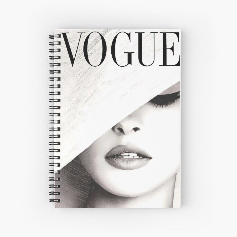 Vogue Covert Wall Art Spiral Notebook