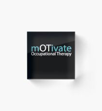 Bloque acrílico Motivar la Terapia Ocupacional