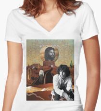 Jim Morrison Women's Fitted V-Neck T-Shirt