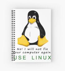 No! I will not fix your computer again. Use Linux Spiral Notebook