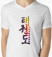 Tekken TaeKwonDo - The Rang mk1 Men's V-Neck T-Shirt