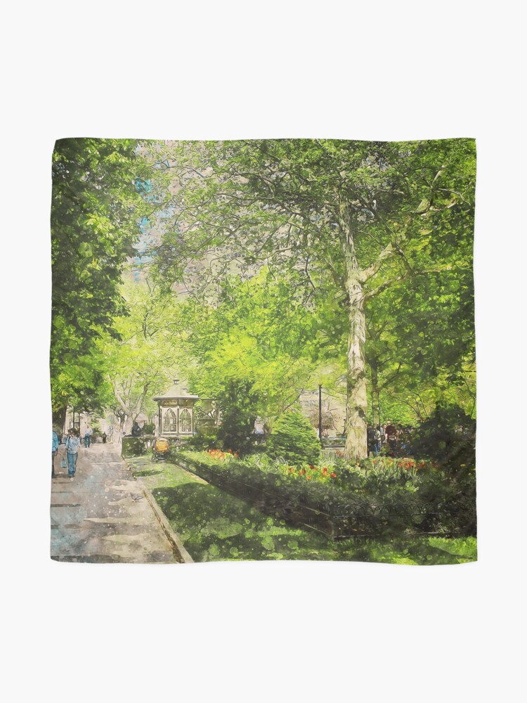 Alternate view of Philadelphia, Rittenhouse Square Scarf