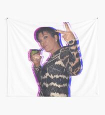 Trippy Kris Jenner Wall Tapestry