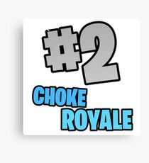 Fortnite Battle Royale Win Wall Art Redbubble - choke royale canvas print