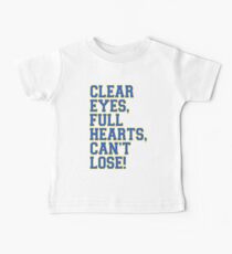 Camiseta para bebés Ojos claros, corazones llenos, no pueden perder